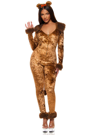 No Courage Storybook Costume Brown Front Alternate