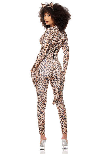 Pounce and Purr Leopard Costume Back