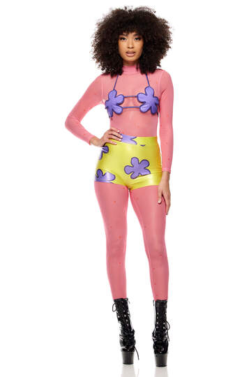Bikini Bottom Cartoon Character Costume Front Posing
