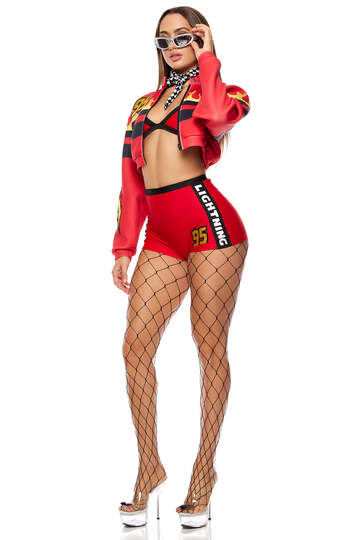 I Am Speed Movie Character Costume Red Side