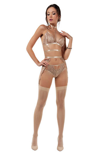 Ms. Rebel Bralette Set Nude Front