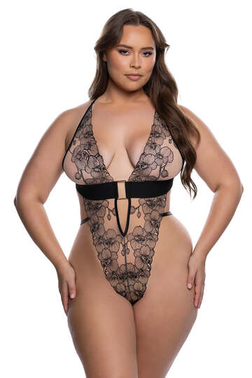 Plus Size Orchid Blossom Teddy