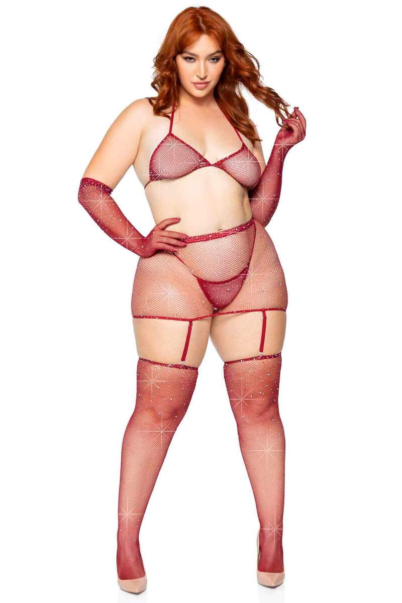Plus Size Risk Taker Lingerie Set