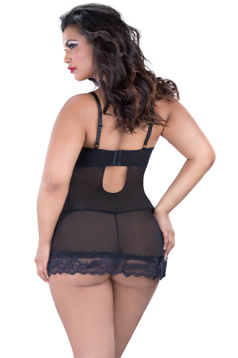 Valentine Plus Size Babydoll