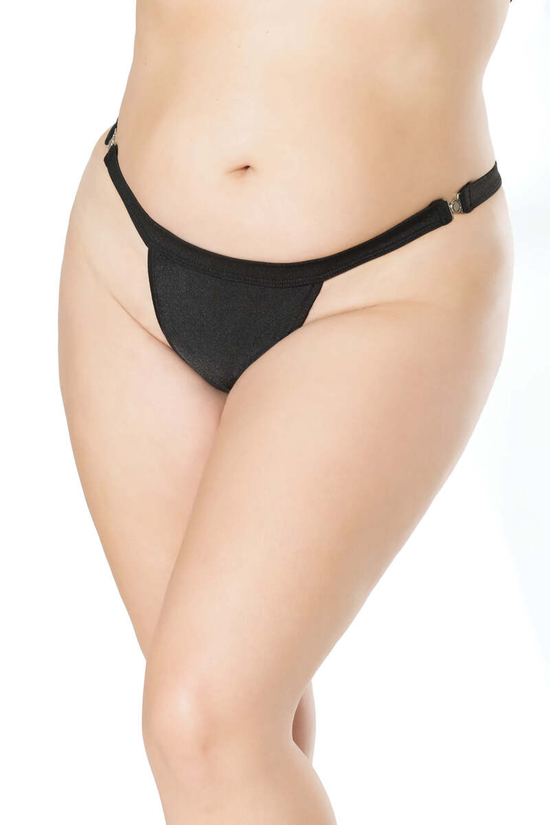 Plus Size Clip Side Thong