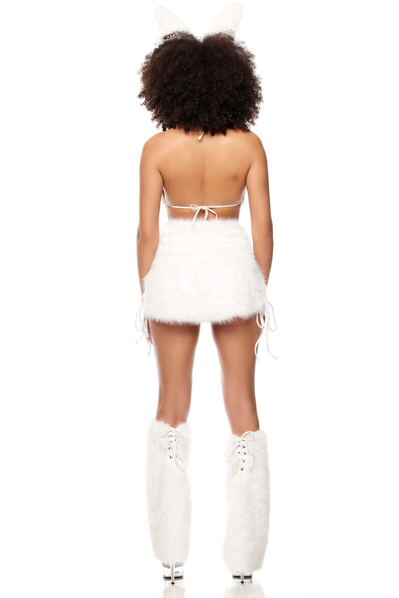 Snow Bunny Costume White Back Alternate