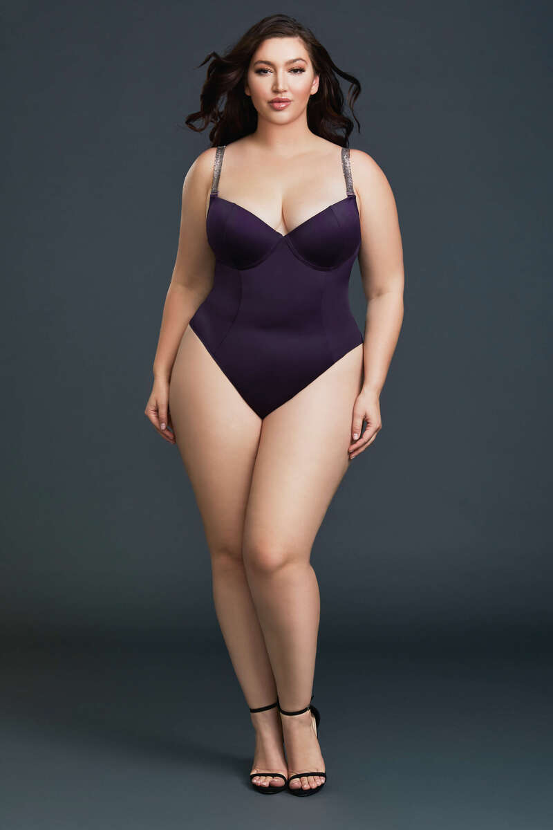 Microfiber Plus Size Bodysuit
