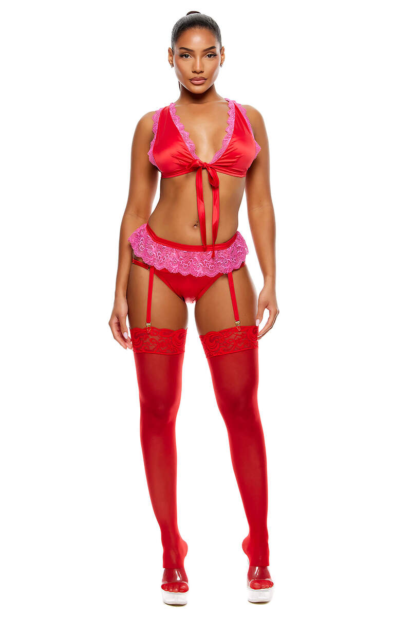 No Strings Attached Lingerie Set