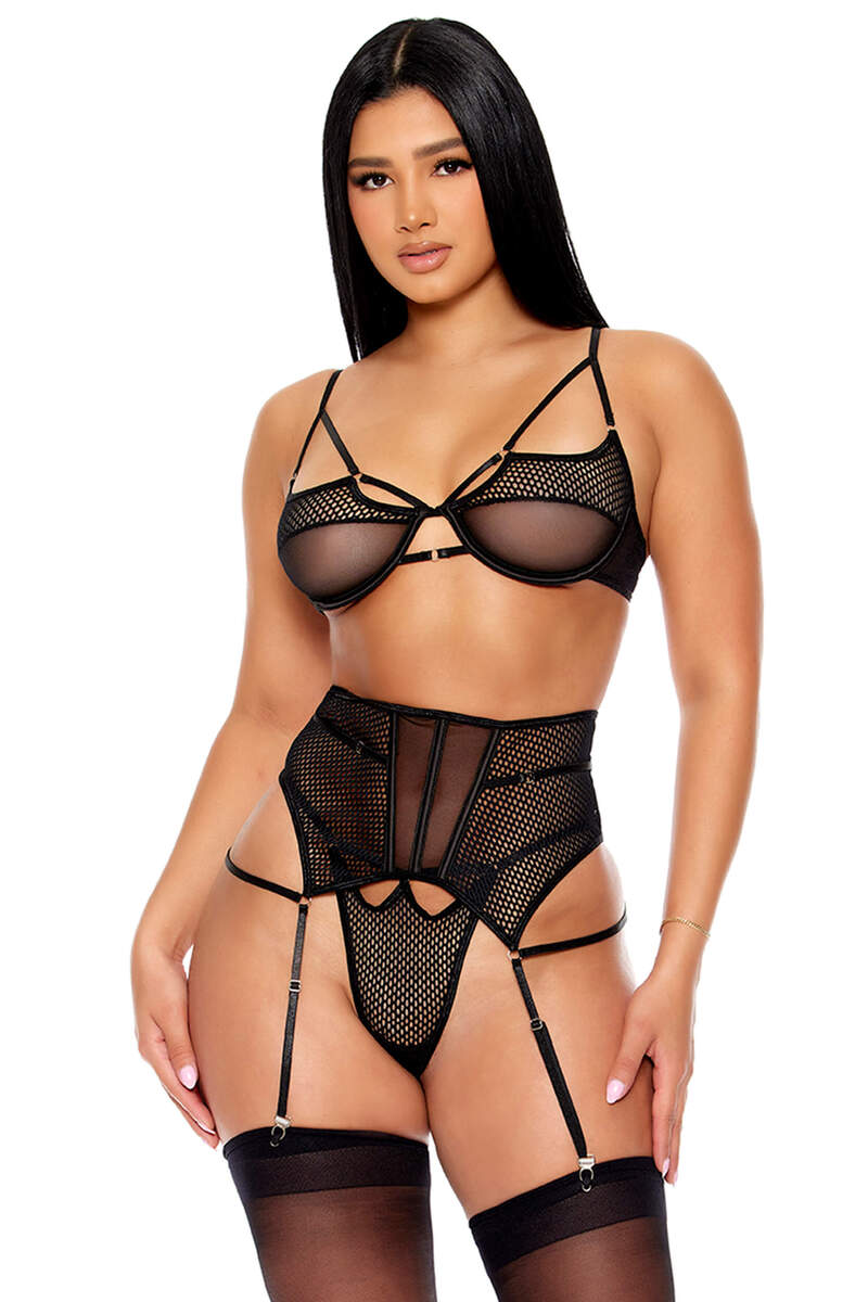 Caught Up Waist Cincher Lingerie Set